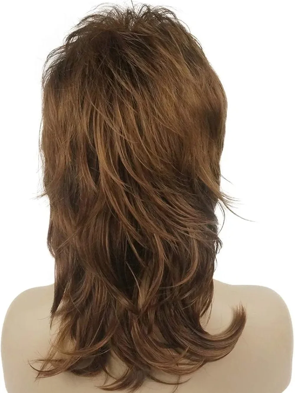NWT Lydell Long Soft Shaggy Layered Medium Auburn Wig Classic Cap Full Synthetic